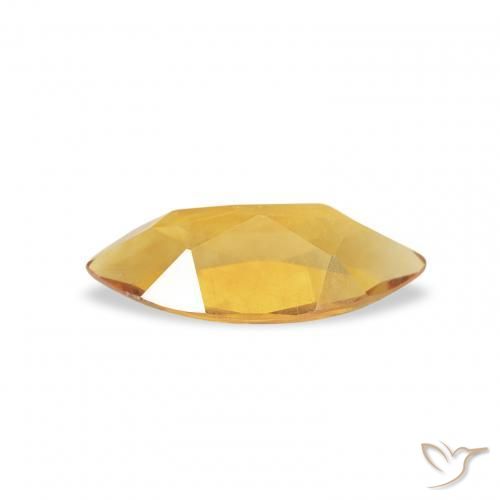 Citrine Gemstone in 8 x 4 mm (calibrated) Size for Sale, Citrine Stone in Orange-Gold Color