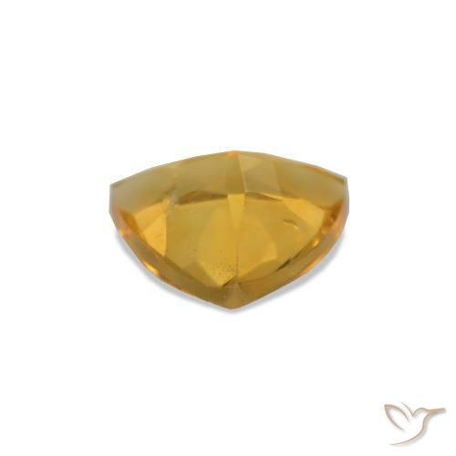 Citrine Gemstone in 6 x 6 mm (calibrated) Size for Sale, Citrine Stone in Dark Orange-Gold Color