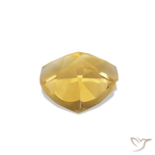 Citrine Gemstone in 6 x 6 mm (calibrated) Size for Sale, Citrine Stone in Gold Color