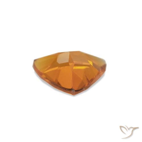 Citrine Gemstone in 6 x 6 mm (calibrated) Size for Sale, Citrine Stone in Reddish Orange Color