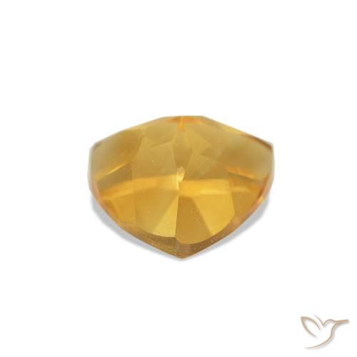 Citrine Gemstone in 6 x 6 mm (calibrated) Size for Sale, Citrine Stone in Medium Golden Color
