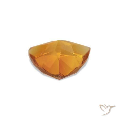 Citrine Gemstone in 6 x 6 mm (calibrated) Size for Sale, Citrine Stone in Dark Orange Color