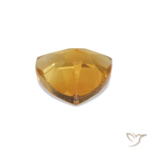 Citrine Gemstone in 6 x 6 mm (calibrated) Size for Sale, Citrine Stone in Medium Light-Orange Color