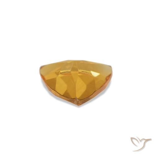 Citrine Gemstone in 5 x 5 mm (calibrated) Size for Sale, Citrine Stone in Reddish Orange Color
