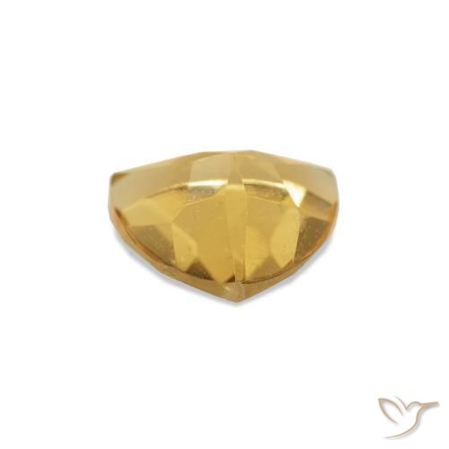 Citrine Gemstone in 6 x 6 mm (calibrated) Size for Sale, Citrine Stone in Light Orange-Gold Color