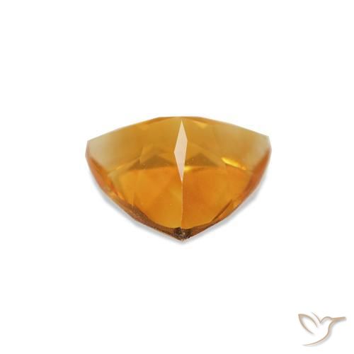 Citrine Gemstone in 6 x 6 mm (calibrated) Size for Sale, Citrine Stone in Deep Orange-Gold Color