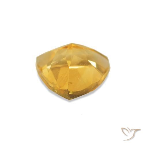 Citrine Gemstone in 6 x 6 mm (calibrated) Size for Sale, Citrine Stone in Bright Gold Color