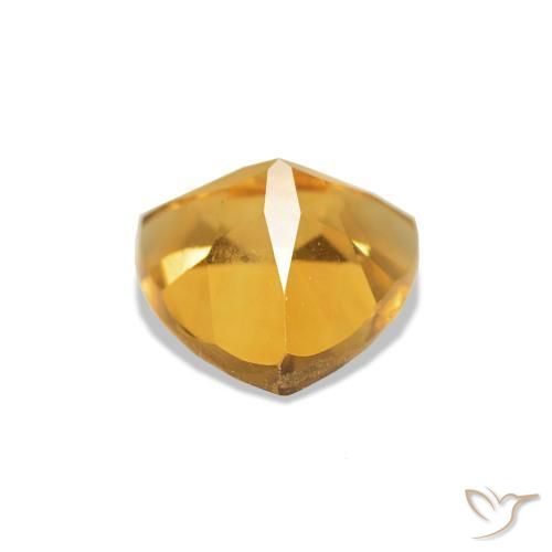 Citrine Gemstone in 6 x 6 mm (calibrated) Size for Sale, Citrine Stone in Bright Gold Color