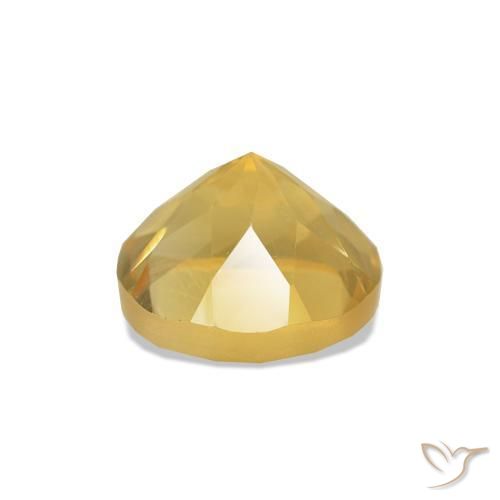 Citrine Gemstone in 6.5 mm (calibrated) Size for Sale, Citrine Stone in Light Gold Color