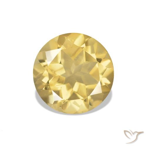1.14ct Tuscany Yellow Citrine, Round, VVS