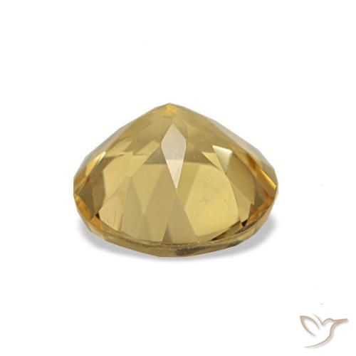 Citrine Gemstone in 7 mm (calibrated) Size for Sale, Citrine Stone in Light Yellow Color