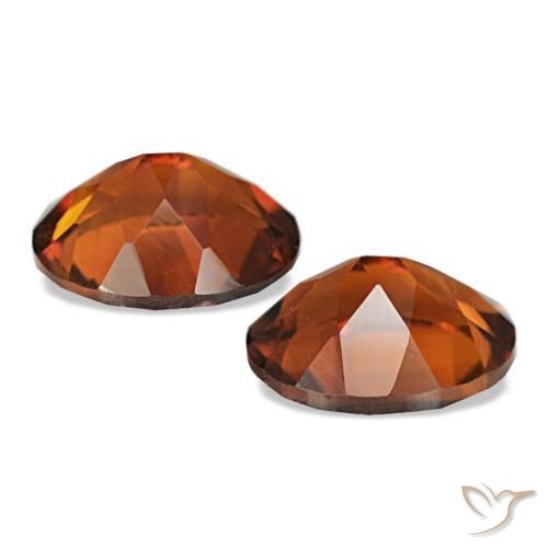 Citrine Gemstones in 9 x 7 mm (calibrated) Size for Sale, Citrine Stones in Dark Orange Color