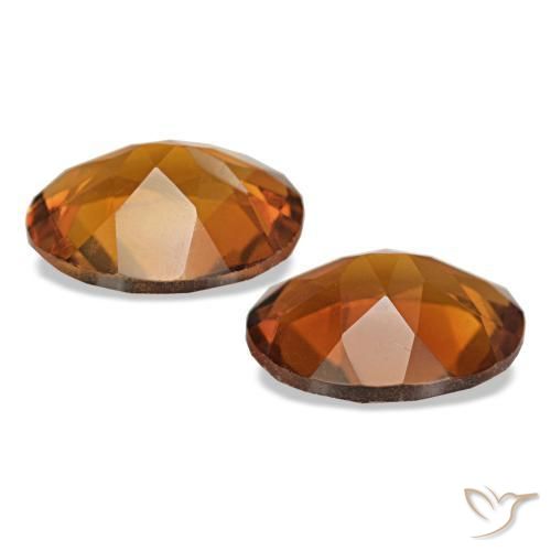 Citrine Gemstones in 9 x 7 mm (calibrated) Size for Sale, Citrine Stones in Deep Orange Color
