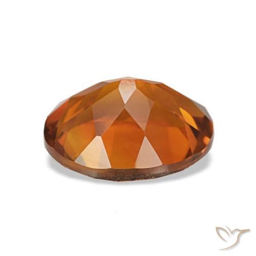 Citrine Gemstone in 9 x 7 mm (calibrated) Size for Sale, Citrine Stone in Reddish Orange Color