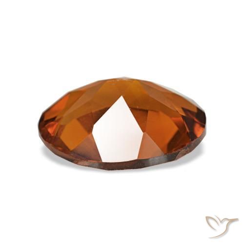 Citrine Gemstone in 9 x 7 mm (calibrated) Size for Sale, Citrine Stone in Deep Orange Color