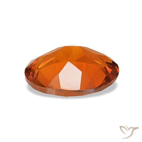 Citrine Gemstone in 9 x 7 mm (calibrated) Size for Sale, Citrine Stone in Reddish Orange Color