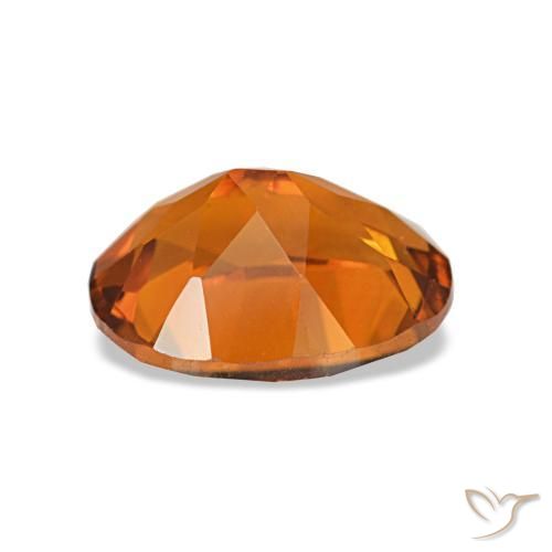Citrine Gemstone in 9 x 7 mm (calibrated) Size for Sale, Citrine Stone in Medium Orange Color