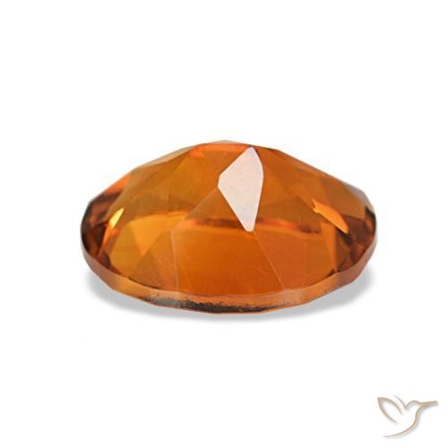 Citrine Gemstone in 9 x 7 mm (calibrated) Size for Sale, Citrine Stone in Amber Orange Color