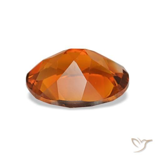 Citrine Gemstone in 9 x 7 mm (calibrated) Size for Sale, Citrine Stone in Medium Orange Color