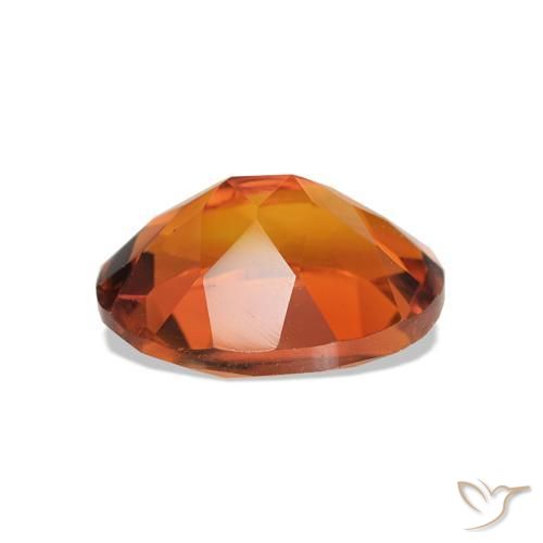 Citrine Gemstone in 9 x 7 mm (calibrated) Size for Sale, Citrine Stone in Medium Orange Color