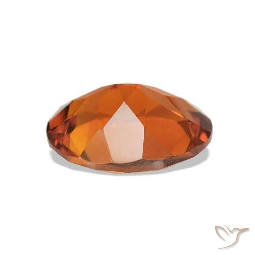 Citrine Gemstone in 9 x 7 mm (calibrated) Size for Sale, Citrine Stone in Reddish Orange Color
