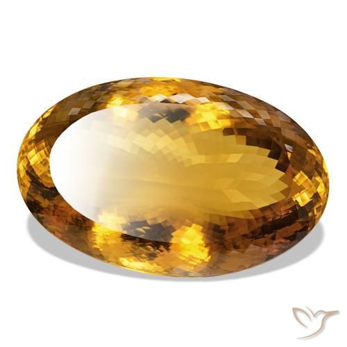 544.20 ct Golden Citrine Stone, Natural Citrine in Oval Portuguese-Cut Shape for Sale