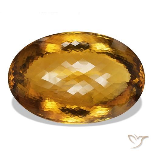 822.18 ct Golden Citrine Gemstone, Citrine Gem in Oval Checkerboard Shape for Sale.