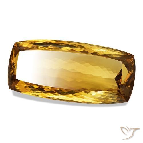 582.39 ct Golden Citrine Stone, Natural Citrine in Cushion-Cut Shape for Sale