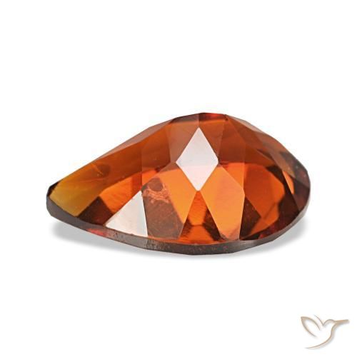Citrine Gemstone in 10 x 7 mm (calibrated) Size for Sale, Citrine Stone in Deep Reddish Orange Color