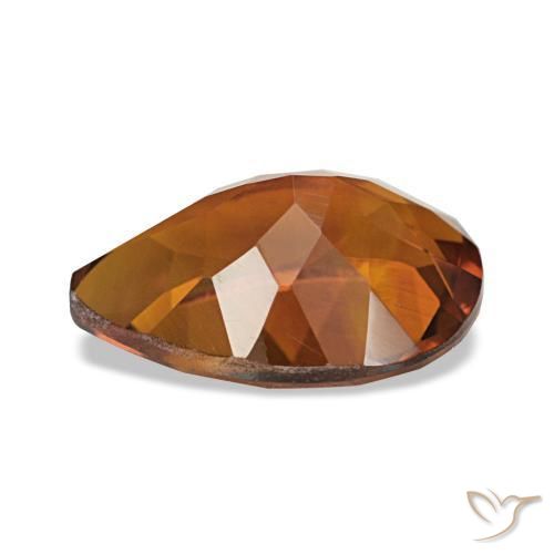 Citrine Gemstone in 10 x 7 mm (calibrated) Size for Sale, Citrine Stone in Deep Orange Color
