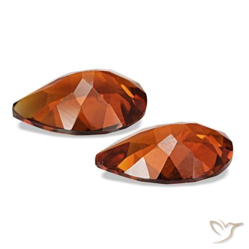 Citrine Gemstones in 10 x 7 mm (calibrated) Size for Sale, Citrine Stones in Deep Orange Color