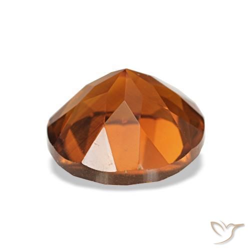 Citrine Gemstone in 8 mm (calibrated) Size for Sale, Citrine Stone in Deep Orange Color