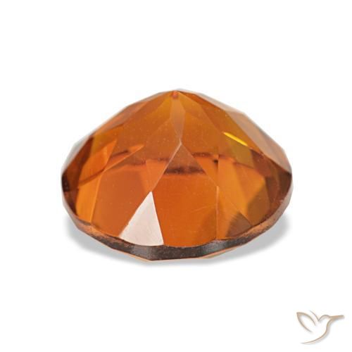 Citrine Gemstone in 8 mm (calibrated) Size for Sale, Citrine Stone in Deep Orange Color