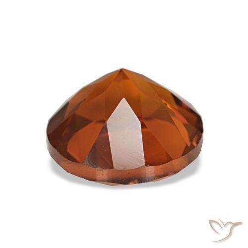 Citrine Gemstone in 8 mm (calibrated) Size for Sale, Citrine Stone in Reddish Orange Color