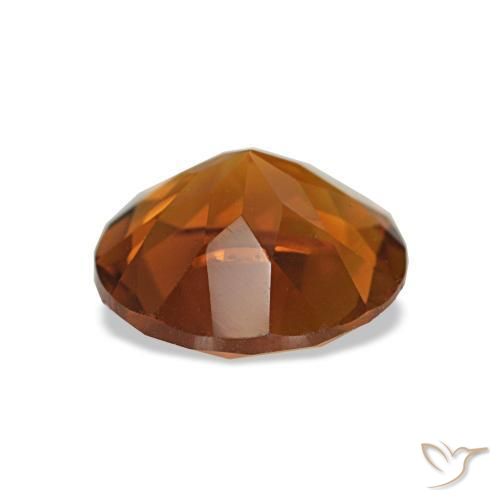 Citrine Gemstone in 8 mm (calibrated) Size for Sale, Citrine Stone in Deep Orange Color