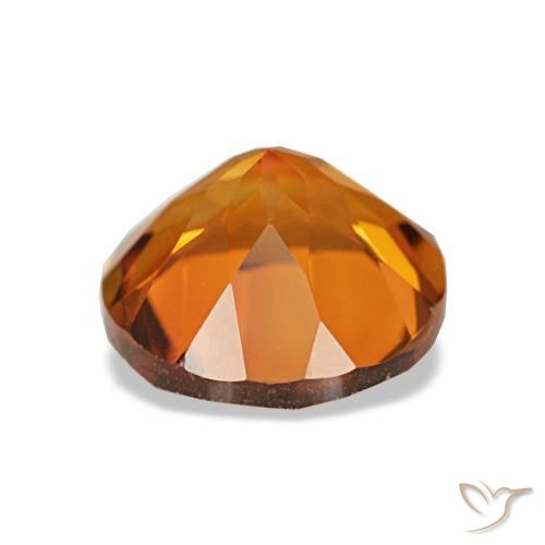 Citrine Gemstone in 8 mm (calibrated) Size for Sale, Citrine Stone in Deep Orange Color
