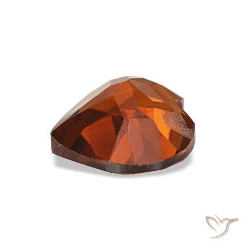 Citrine Gemstone in 7 x 7 mm (calibrated) Size for Sale, Citrine Stone in Reddish Orange Color