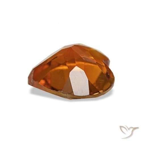 Citrine Gemstone in 7 x 7 mm (calibrated) Size for Sale, Citrine Stone in Deep Orange Color