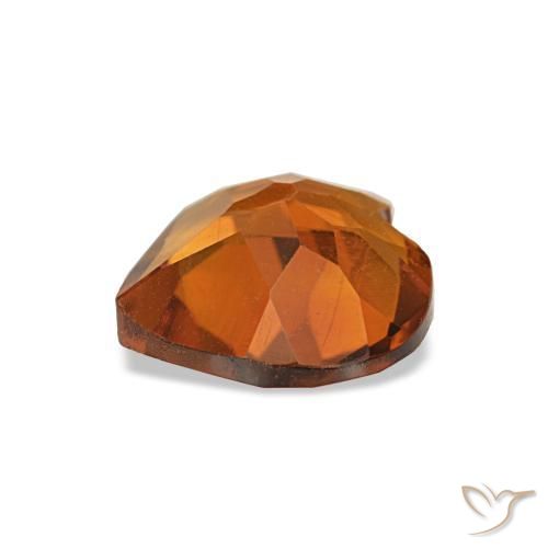 Citrine Gemstone in 7 x 7 mm (calibrated) Size for Sale, Citrine Stone in Reddish Orange Color