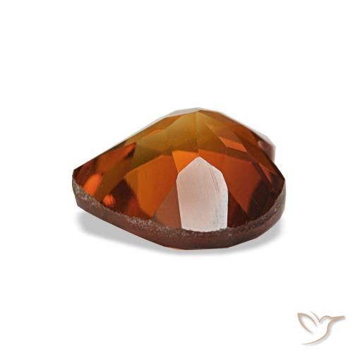 Citrine Gemstone in 7 x 7 mm (calibrated) Size for Sale, Citrine Stone in Medium Orange Color