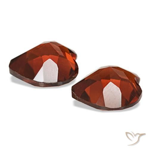 Citrine Gemstones in 7 x 7 mm (calibrated) Size for Sale, Citrine Stones in Medium Red Color