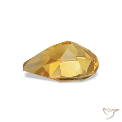 Citrine Gemstone in 7 x 5 mm (calibrated) Size for Sale, Citrine Stone in Orange-Gold Color