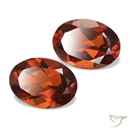 1.31 ctw Orange Citrine Stones, Natural Citrine in Oval Facet Shape for Sale
