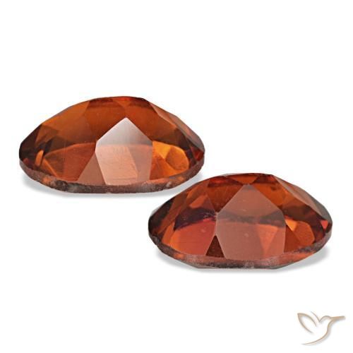 Citrine Gemstones in 7 x 5 mm (calibrated) Size for Sale, Citrine Stones in Dark Orange Color