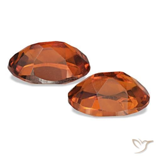 Citrine Gemstones in 7 x 5 mm (calibrated) Size for Sale, Citrine Stones in Deep Orange Color