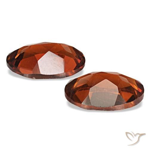 Citrine Gemstones in 7 x 5 mm (calibrated) Size for Sale, Citrine Stones in Deep Reddish Orange Color