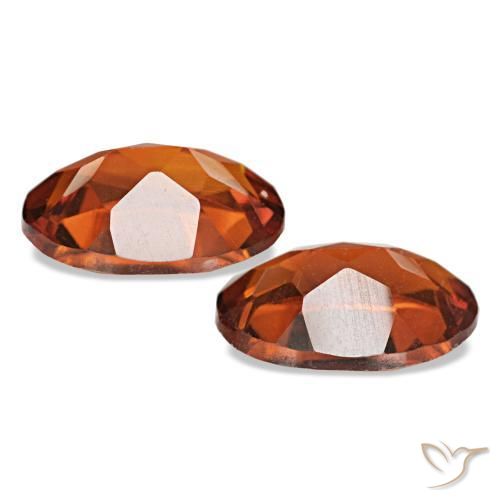 Citrine Gemstones in 7 x 5 mm (calibrated) Size for Sale, Citrine Stones in Medium Orange Color