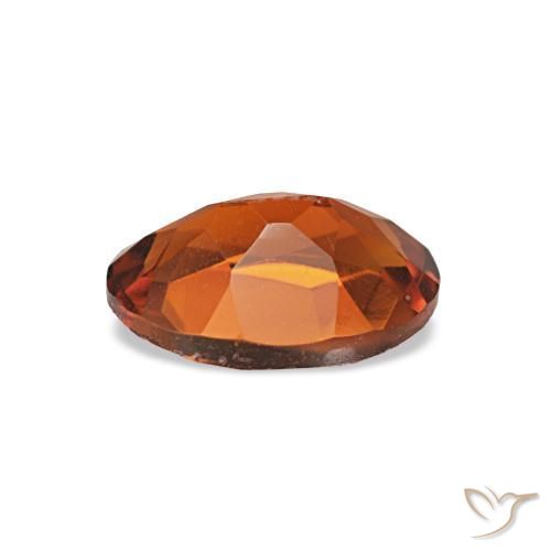 Citrine Gemstone in 7 x 5 mm (calibrated) Size for Sale, Citrine Stone in Medium Dark-Orange Color