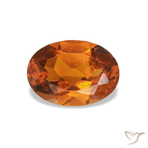 0.71ct Orange Citrine, Oval, VVS-VS