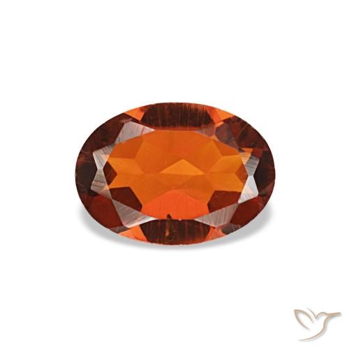 0.60ct Orange Citrine, Oval, VS